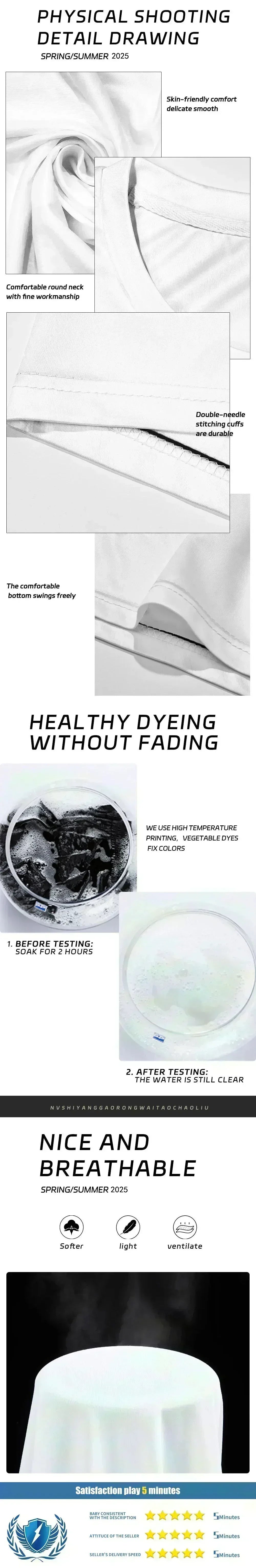 New Women's Quick-drying T-shirt Fashion Trend American Street Short-sleeved Hot-selling Jersey Sports and Leisure T-shirt Moto