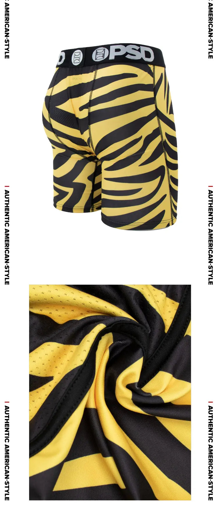 OZPSD Men Sexy Boxers Men Boxershorts Men's Printed Long Boxer Briefs Mens Underpants Plus Size Breathable Man Underwear Panties