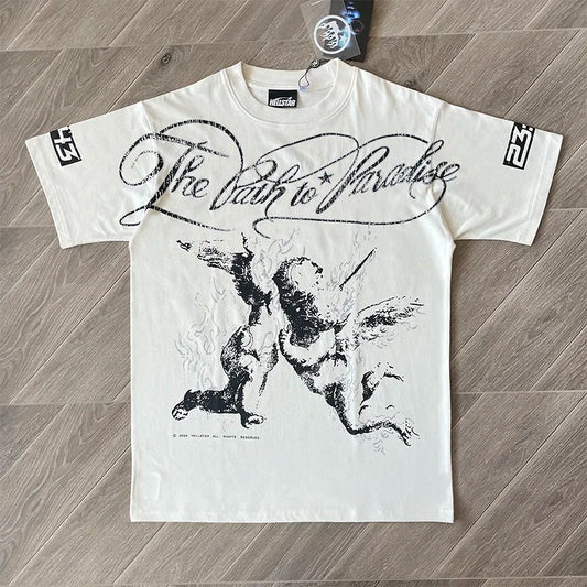 HS The Path To Paradise Cotton short-sleeved T-shirt