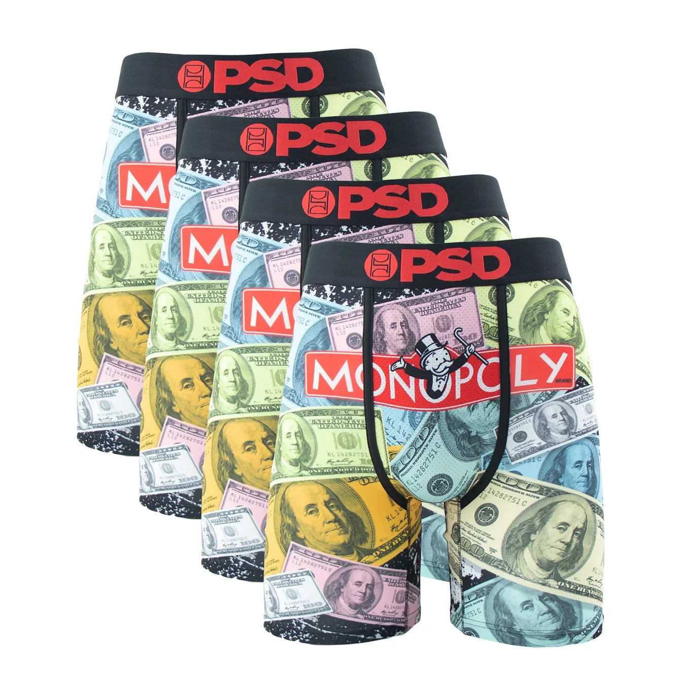4Pcs Sexy Men Underwear Boxers Fashion Print Underpants Male Panties Lingerie Breathable Printed Summer Man Boxer Briefs Trunks