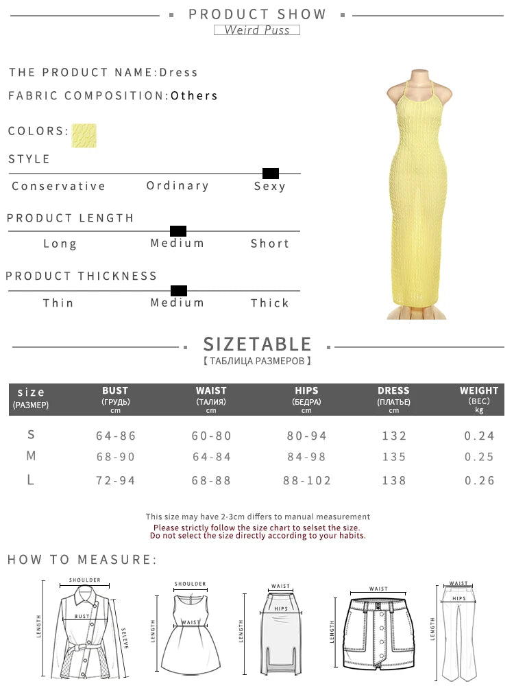 Weird Puss Backless Halter Dress Women Cross Bandage Sleeveless Sexy Elegant Skinny Stretch Wedding Party Maxi Bodycon Vestidos