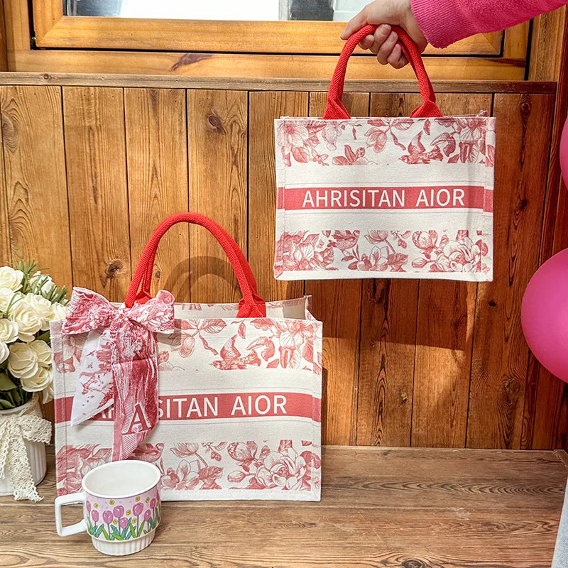 Premium Pink Gift Bag - Ideal for Wedding, Birthday, and Special Occasions Elegant, Portable Bag