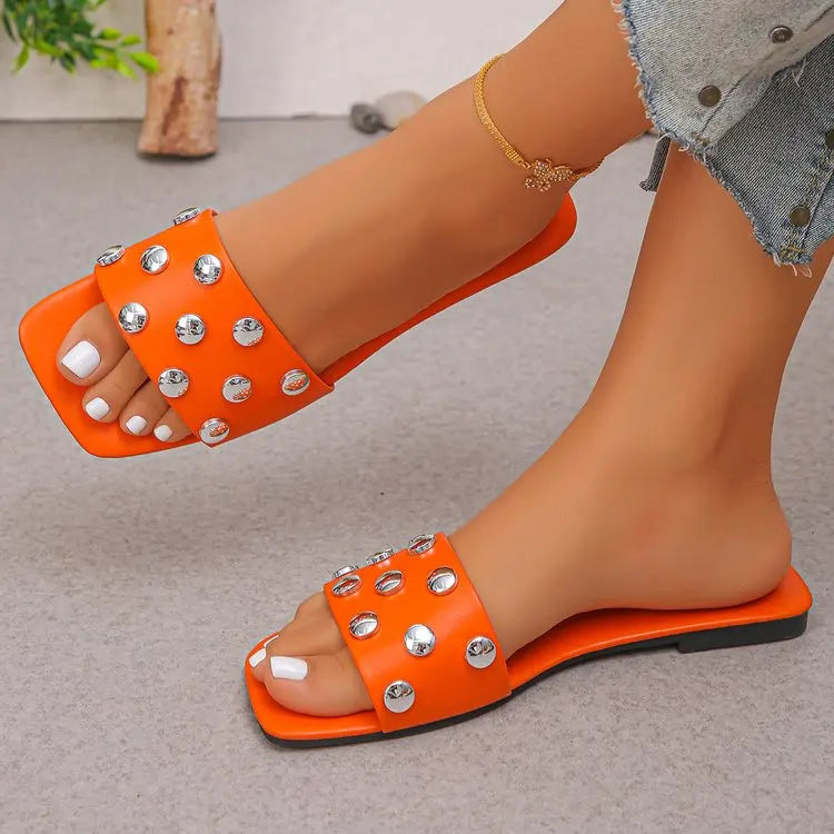 Summer New Women's Fashionable and Comfortable Slippers Casual Wear-resistant and Non Slip Women's Outdoor Beach Slippers
