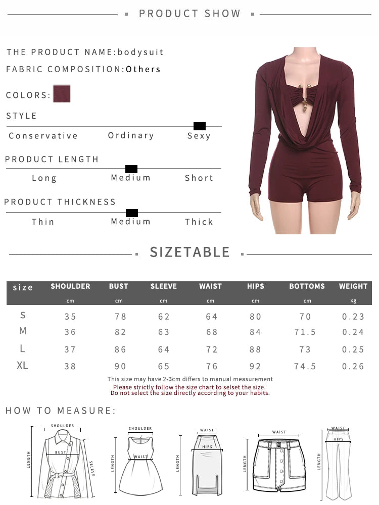 Swing Collar Romper & Metal Buckle Bra Set — Women's Party