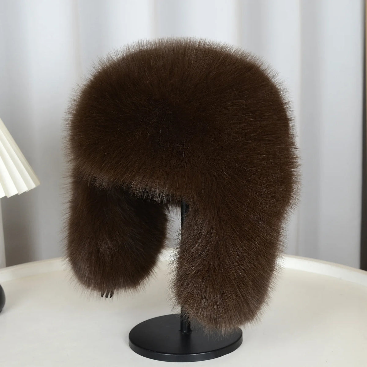 Lei Feng hat winter imitation fox fur thick warm baotou hat outdoor cold-proof ear protection pilot hat cycling hat