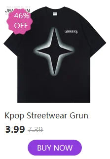 Men Streetwear Tshirt Letter Star Aesthetic Graphic T-Shirt Oversized Black Casual T Shirt 2024 Harajuku Hip Hop Tops Tee Cotton