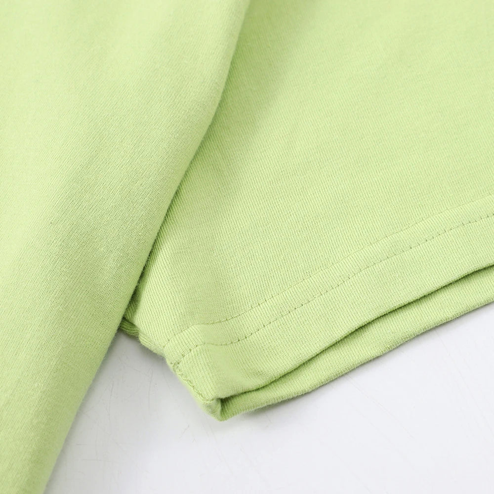 Crystal Cherries Printing Tee Shirt Woman Summer Cotton Tee Tops O-Neck Casual T Shirts Oversized All-Match Short Sleeve