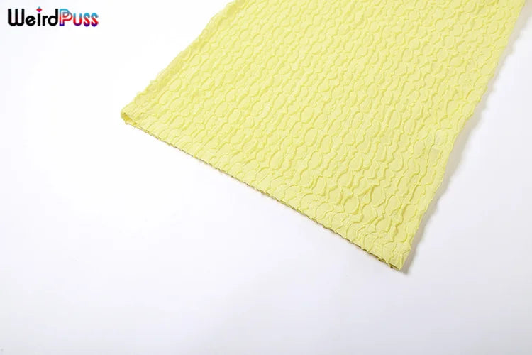 Weird Puss Backless Halter Dress Women Cross Bandage Sleeveless Sexy Elegant Skinny Stretch Wedding Party Maxi Bodycon Vestidos