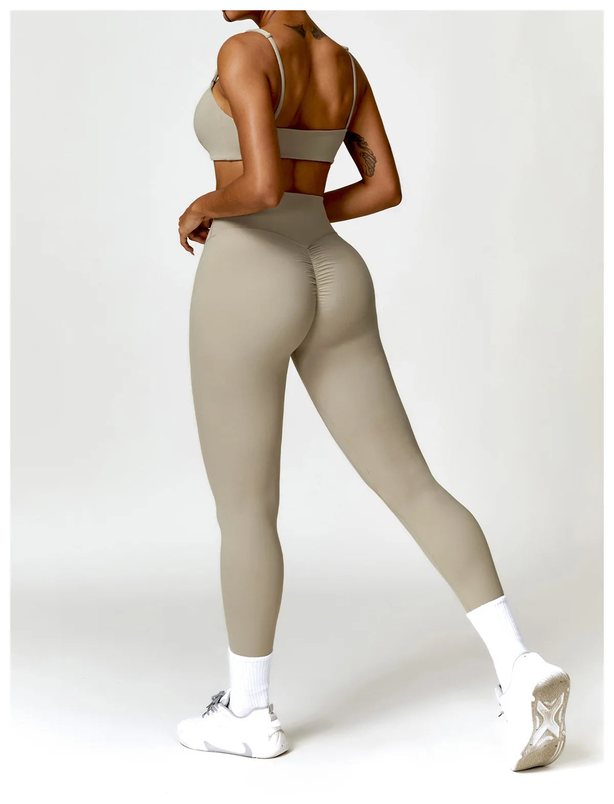 2PCS Yoga Suit Sports Set Women Quick-Drying Gym Set Women Tracksuit Running Workout Long Sleeve Sports Shirt Yoga Clothing