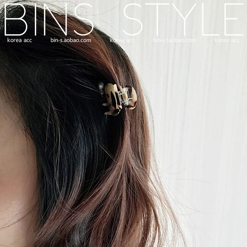 3cm Mini Hair Clip  Korean Style Fashion Cute ClawFor Fringe Kids Girls Bobby Pins for Pieces kawaii Hair Accessories Pumpkin