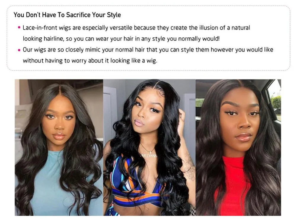 220% Density Bob Wigs Straight 100% Human Hair Lace Front Wigs 13x4 Bob Brazilian Remy Hair Pre-plucked Lace Front Wigs 16 inch