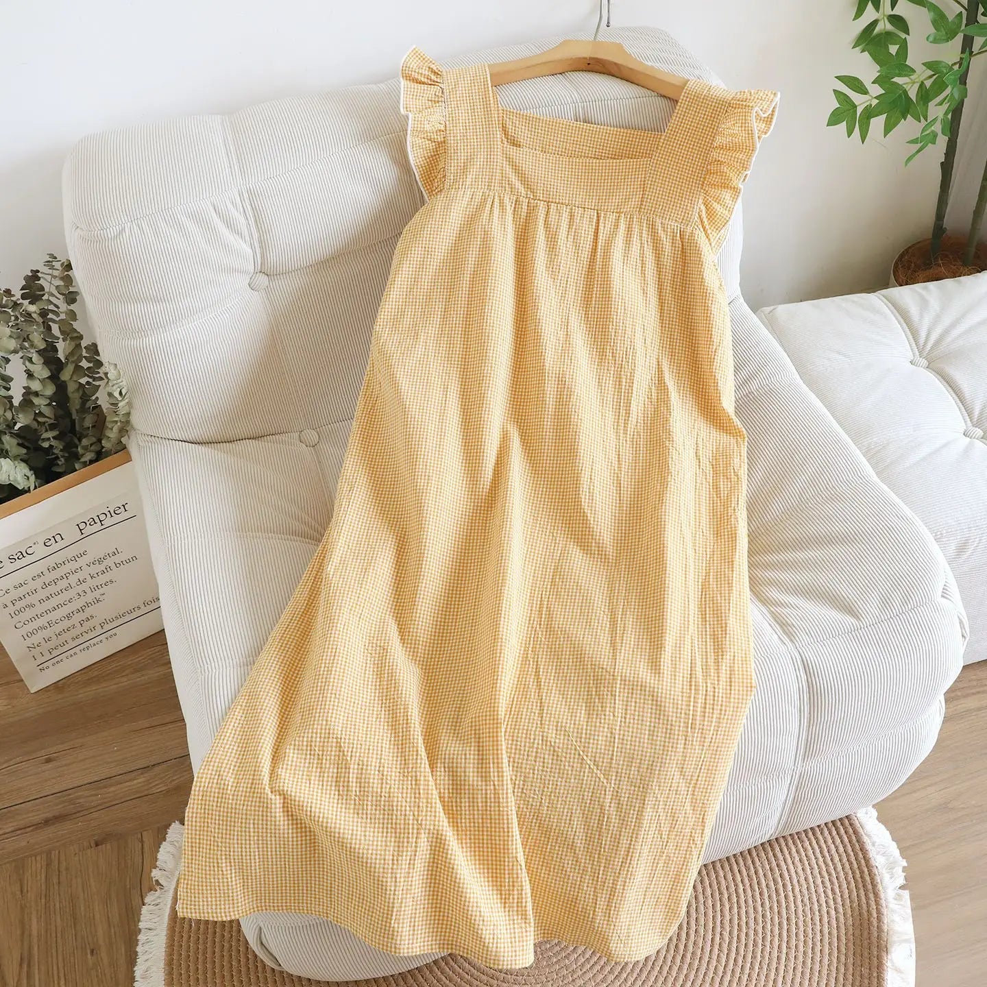 Cotton Nightgowns Night Dress For Woman Nightwear Nightie Sleeveless Pajamas Dress Summer Women's Sleepwear Nightdress