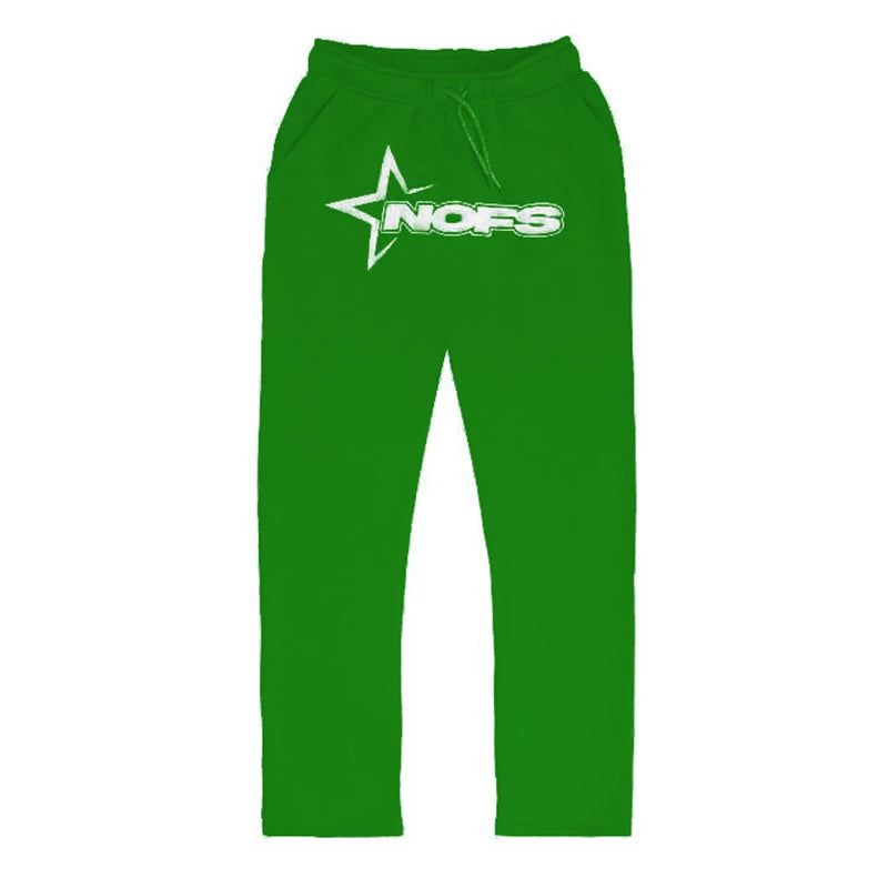 2024 New sweatsuit Letter Printing Streetwear Y2K Men's Hip Hop Oversized Hoodie Sweatshirt Sweatpant Casual Pants Sportswear