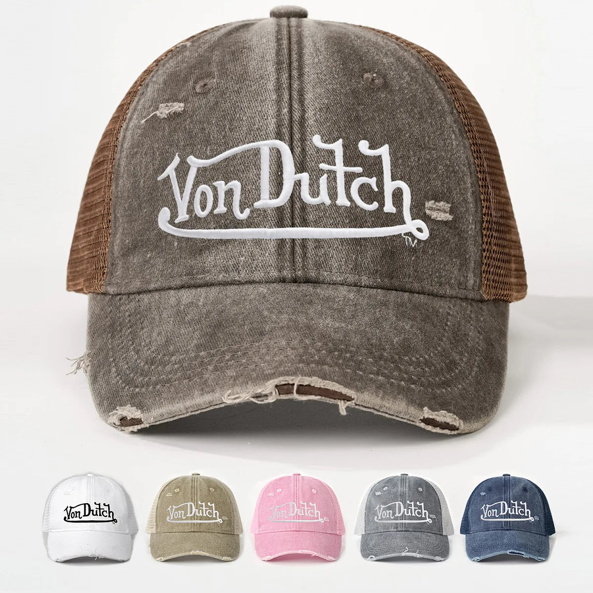 Vintage Distressed Embroidered Baseball Cap, Suitable For All Seasons, Soft And Adjustable Golf Cap, Unisex Baseball Cap, Breath