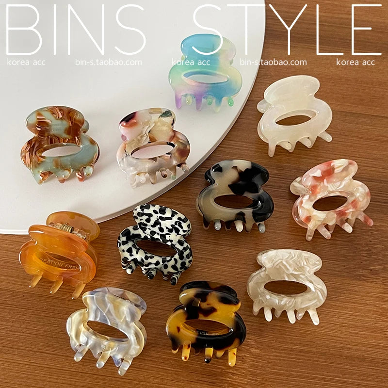 3cm Mini Hair Clip  Korean Style Fashion Cute ClawFor Fringe Kids Girls Bobby Pins for Pieces kawaii Hair Accessories Pumpkin