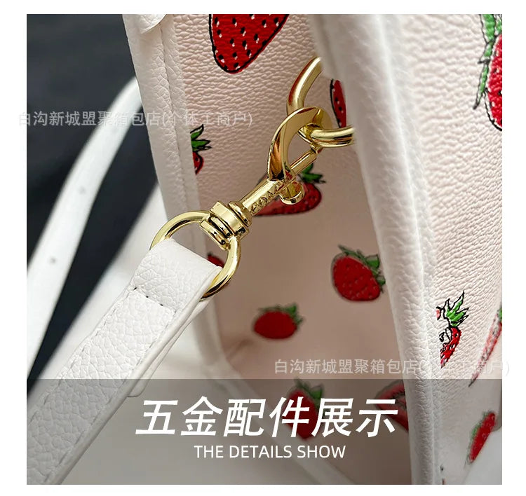 2025 New! Large Capacity Tote Bag - Simple Stylish, Cute Korean Style, Trendy Printed