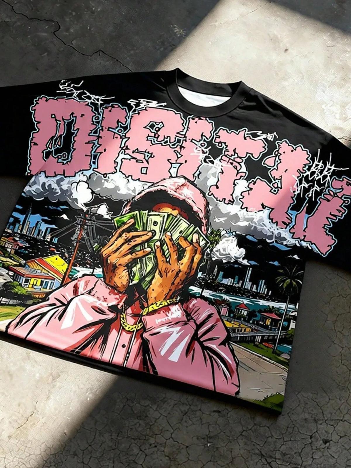 2026 Summer New Style Men's T-shirt Street Casual Fashion Soft and Comfortable Breathable 3D Pattern Print