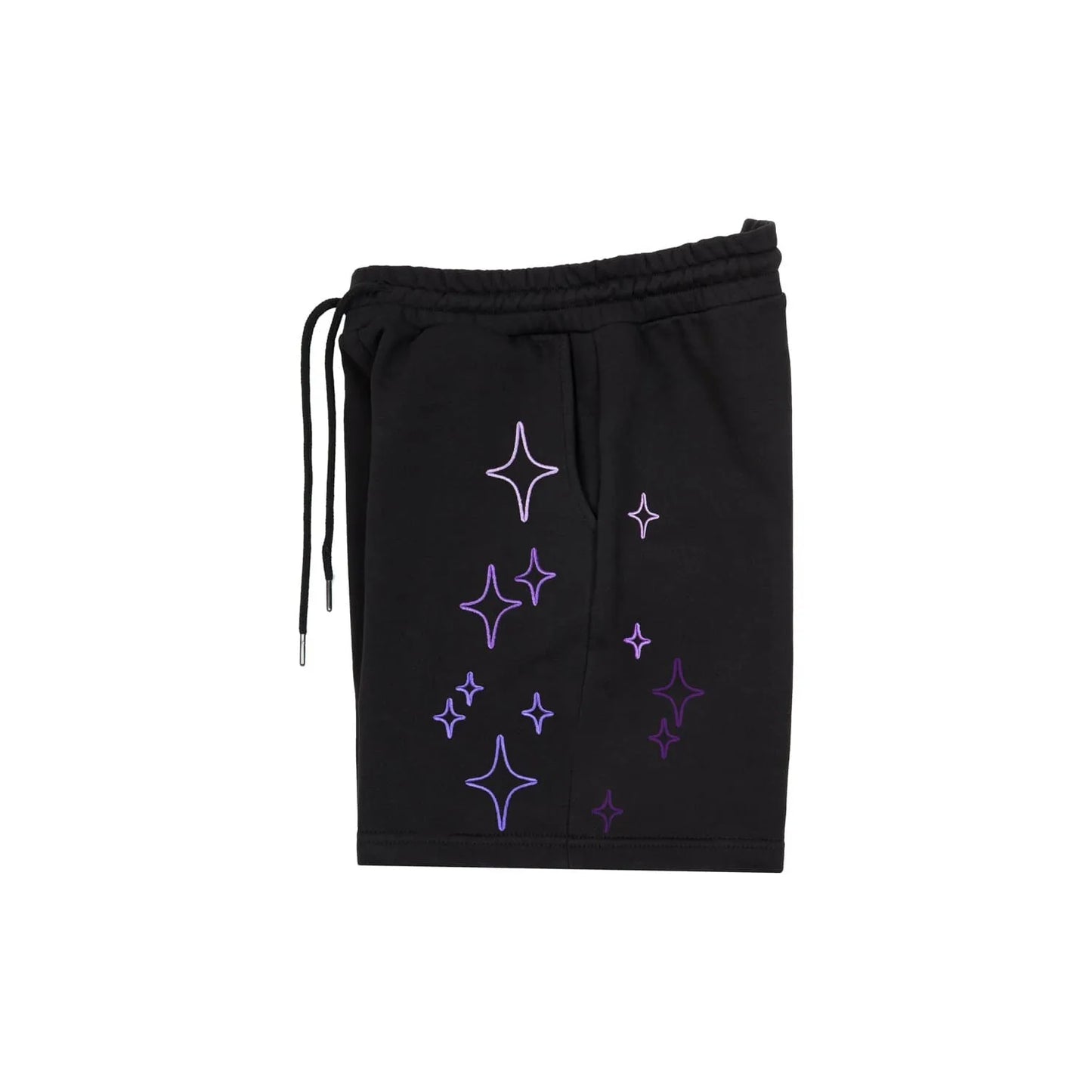 Streetwear Korean Men's Shorts Pants Constellation Graphic Star Print Oversized Jorts Baggy Harajuku Y2k Unisex Clothing Goth BF