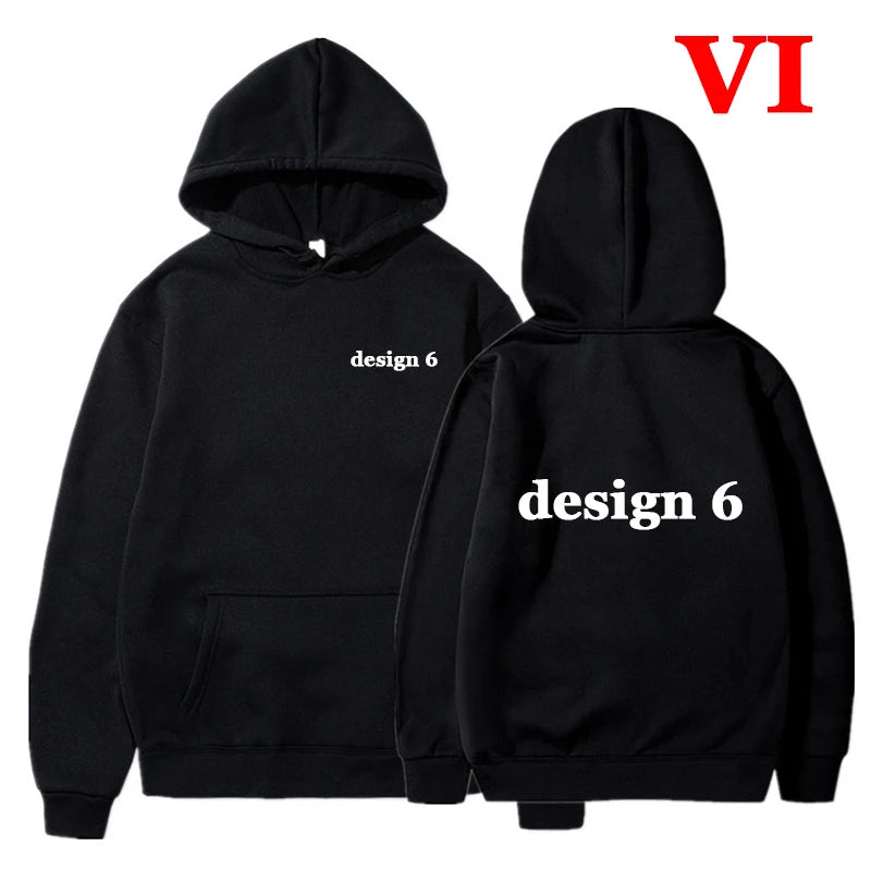 Men Women Hoodie Loose Casual Clothing Fashion Long Sleeve Hooded Pullover Personality Streetwear Sweatshirts