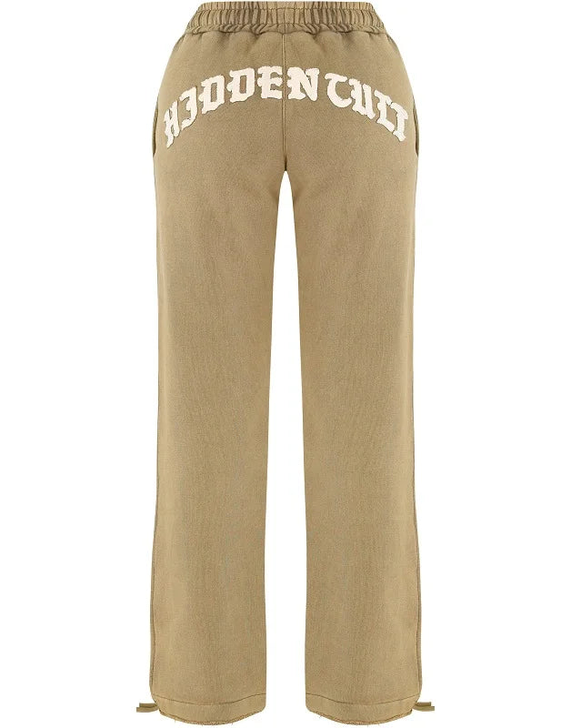 Zipper hoodie Camouflage sweatpants 2-piece set Y2K Women's clothing Goth Alphabet embroidered pullover Sweatshirt casual pants