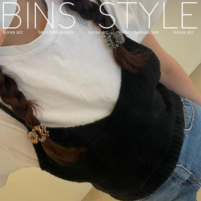 3cm Mini Hair Clip  Korean Style Fashion Cute ClawFor Fringe Kids Girls Bobby Pins for Pieces kawaii Hair Accessories Pumpkin