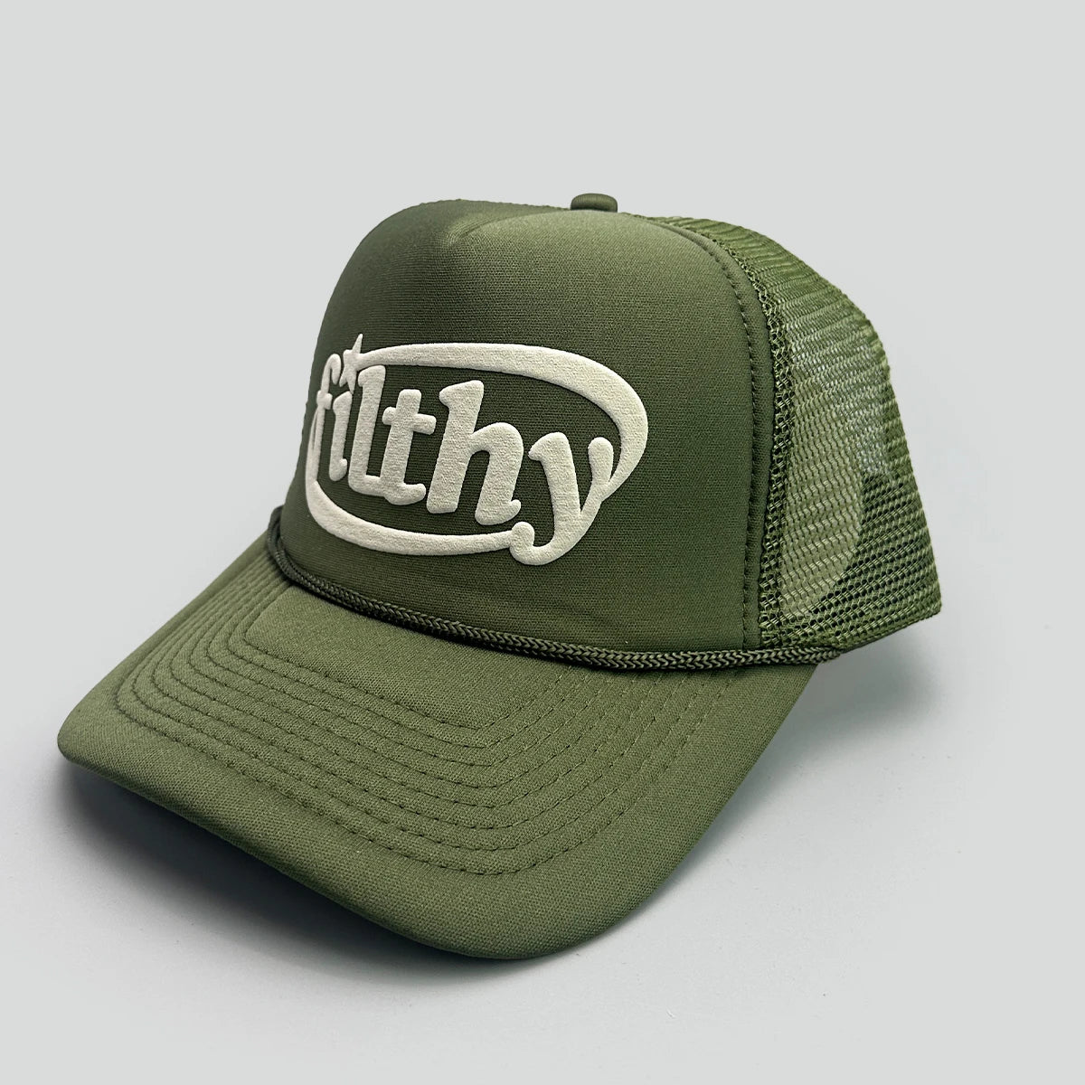 Color Block Filthy Letters Baseball Hats New Unisex Sunshade Color Block Breathable Personal Versatile Mesh Fashion Trucker Caps