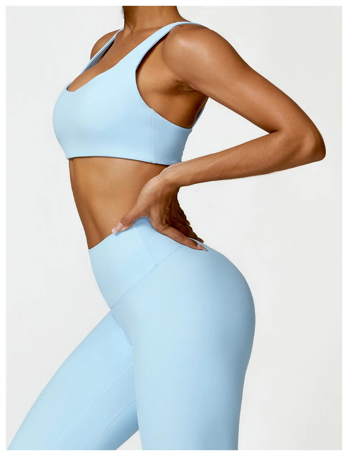 2PCS Yoga Suit Sports Set Women Quick-Drying Gym Set Women Tracksuit Running Workout Long Sleeve Sports Shirt Yoga Clothing
