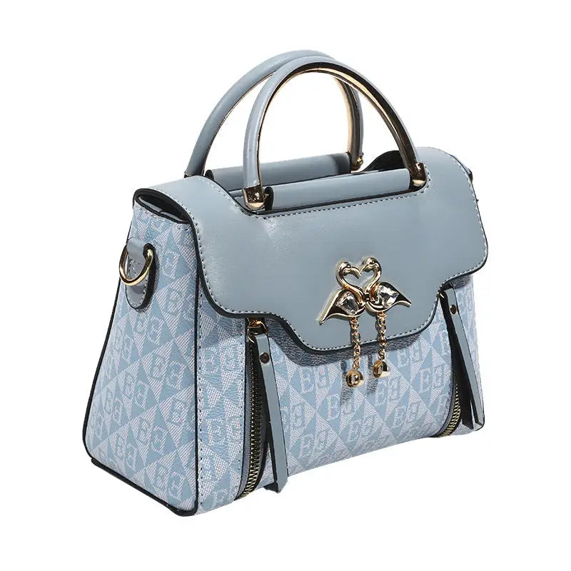 High Quality Bags Fashion Print Leather Shoulder Bag Luxury Design Shoulder Bag Elegant Small Square Bag