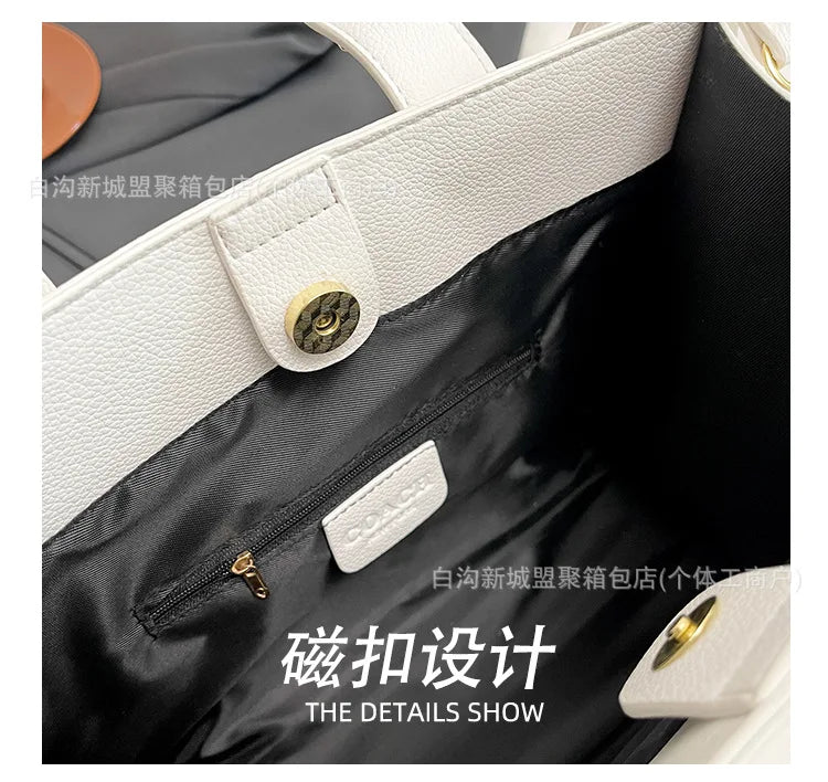 2025 New! Large Capacity Tote Bag - Simple Stylish, Cute Korean Style, Trendy Printed