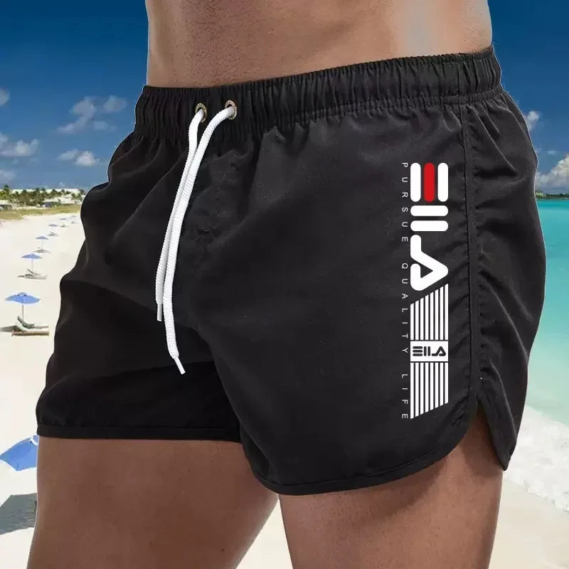 Summer beach swimming shorts: Fashionable and best-selling printed shorts, comfortable ultra-thin quick-drying beach shorts