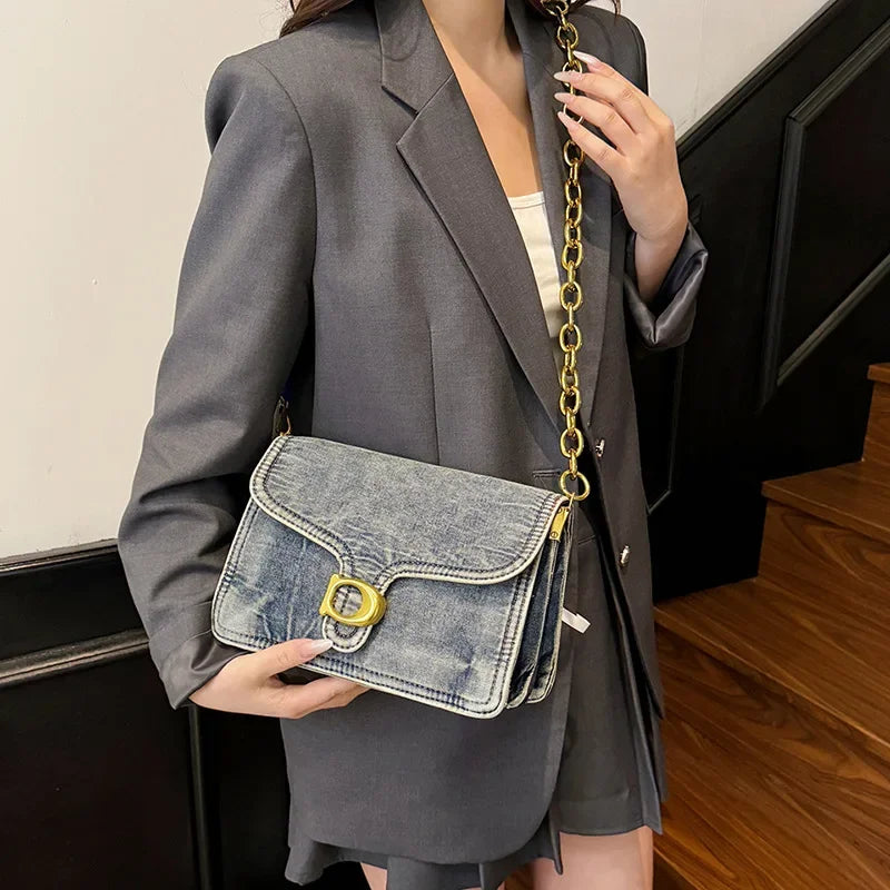 2025 High-Value Retro Women's Canvas Underarm Bag – Trendy Shoulder/Crossbody, Versatile Sophisticated Backpack