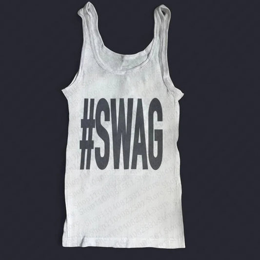 American fashion women's street vest Grunge Emo girl slim fit punk letter print cute crop top Y2k clothes Gothic baby top emo