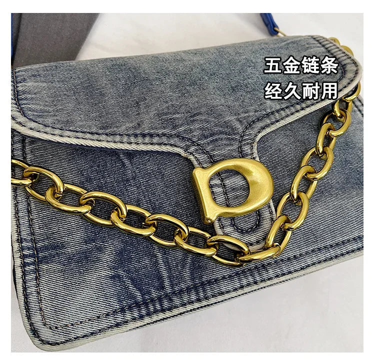 2025 High-Value Retro Women's Canvas Underarm Bag – Trendy Shoulder/Crossbody, Versatile Sophisticated Backpack