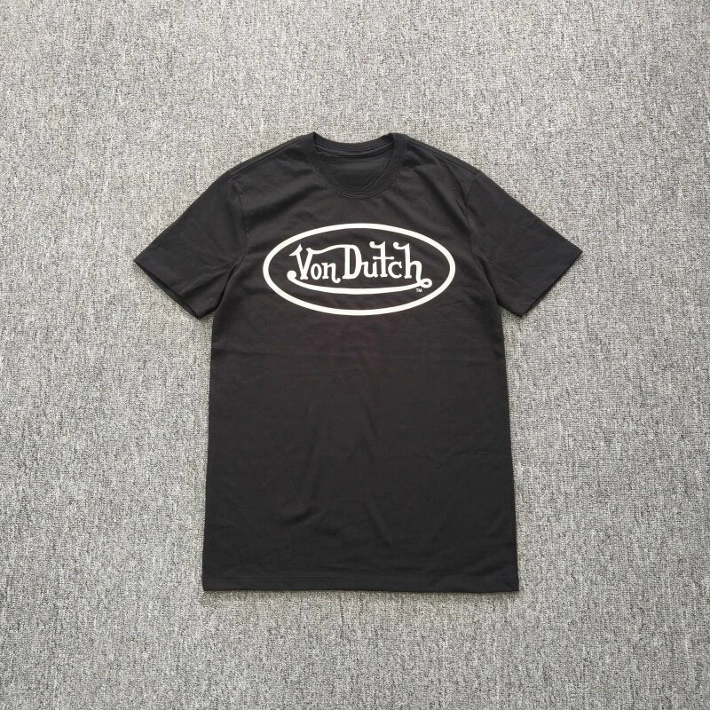 New Men Casual Round Neck Short Sleeve Pure Cotton T-Shirt Summer Vacation Top Funny Graphic Tees Y2K Street Wear