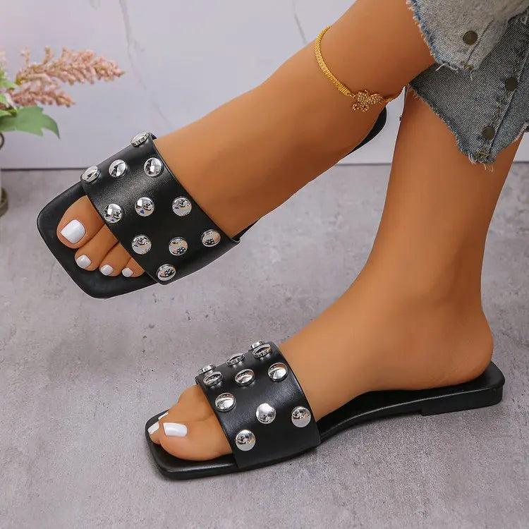 Summer New Women's Fashionable and Comfortable Slippers Casual Wear-resistant and Non Slip Women's Outdoor Beach Slippers