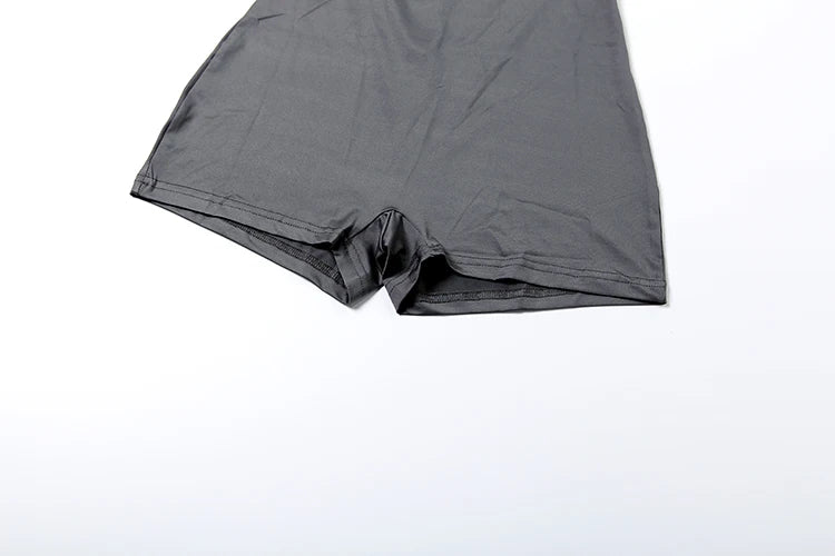 Weird Puss Letter Print Fashion Romper Women Body-Shaping  o-Neck Mini Sleeve Tight Peach Hip Casual Simple Workout Playsuits