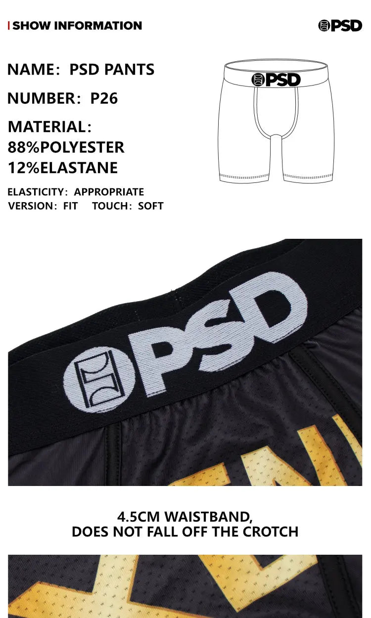 OZPSD Men Sexy Boxers Men Boxershorts Men's Printed Long Boxer Briefs Mens Underpants Plus Size Breathable Man Underwear Panties