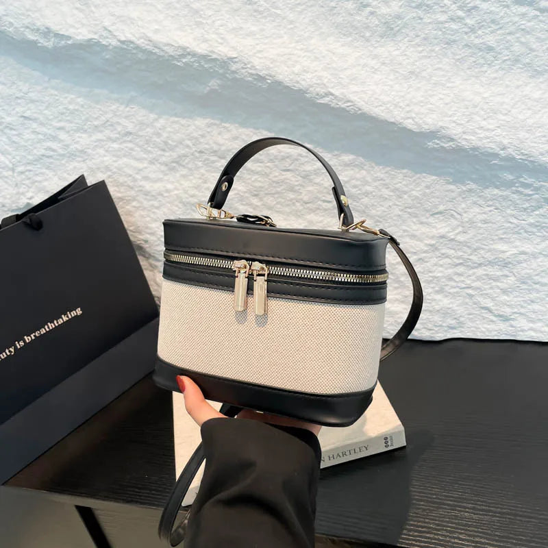 Fashion Round Bucket Bags For Women's Daily Used, Leopard Pattern Crossbody Shoulder Bag For Commuting, Casual Ladies Handbags