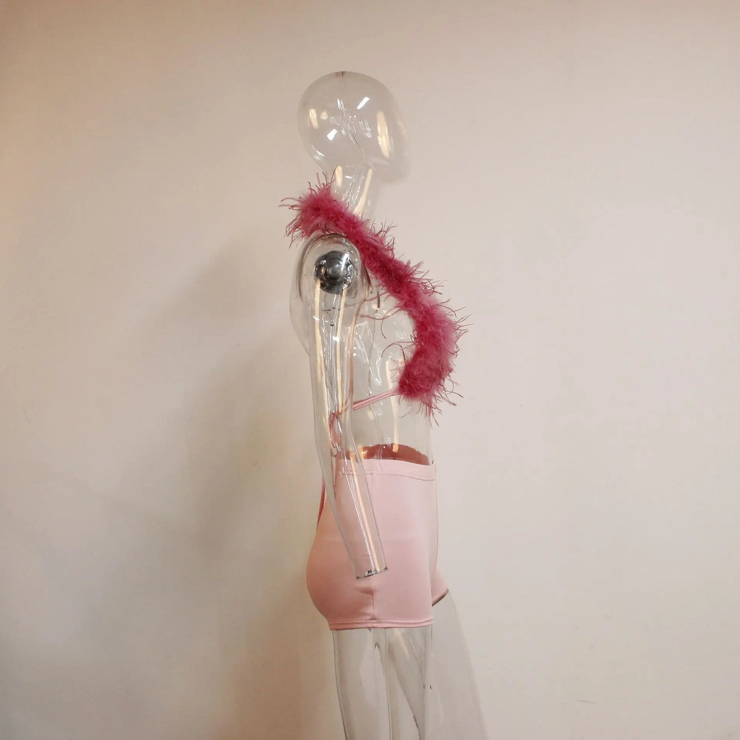 Weird Puss Sexy Hipster 2 Piece Set Women Y2K Summer Luxury Furs Tank Tops+Tight Stretch Shorts Midnight Clubwear Party Suits