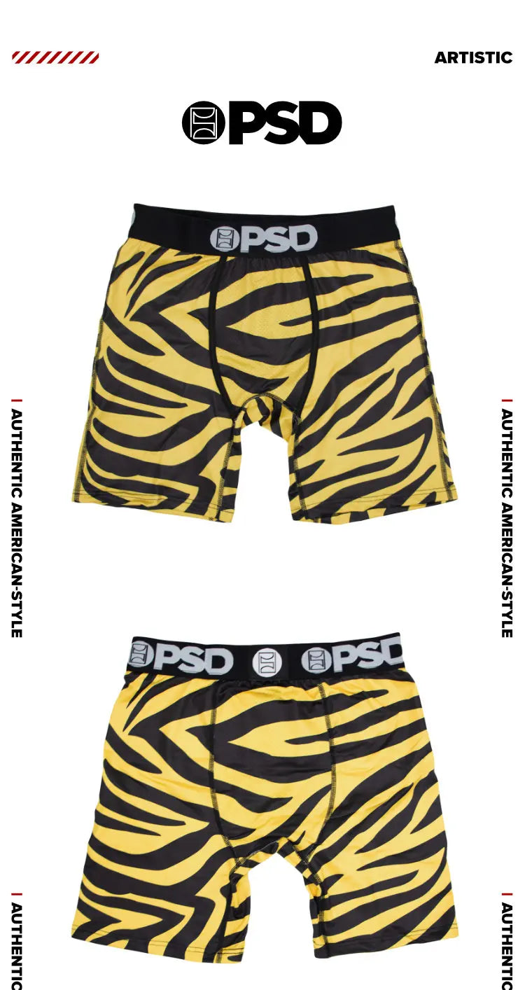 OZPSD Men Sexy Boxers Men Boxershorts Men's Printed Long Boxer Briefs Mens Underpants Plus Size Breathable Man Underwear Panties