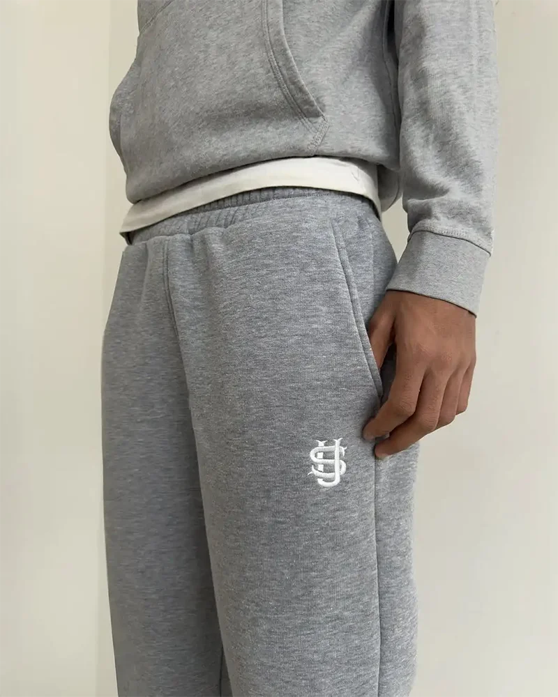 Streetwear Hoodie Sets Mens Y2K Straight Sweatpants Fashion Embroidery Logo Suits Casual High Street Couple Training Suit