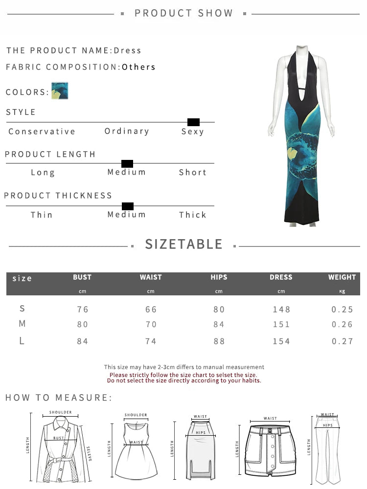 Weird Puss Orchid Print Women Halter Dress Sexy Y2K Sleeveless Backless Bandage Behind Splits Elegant Midnight Clubwear Vestidos