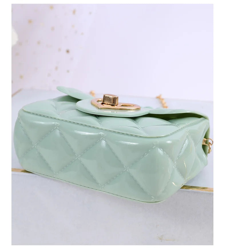 PU Mini Shoulder Bags New Heart Coin Wallets Handbags Women Girls