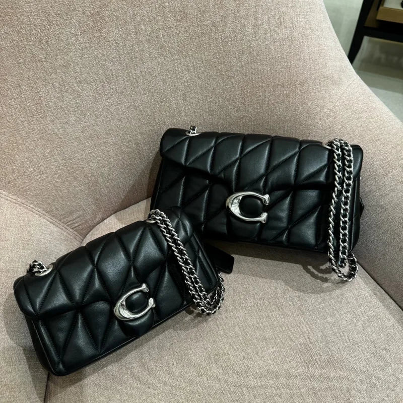 2025 New Arrival Chain Crossbody Bag, Quilted Sheepskin Shoulder Bag, Fashion Tote and Underarm Bag for Women