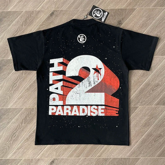 HS Halloween Skull Washable cotton printed skull short sleeve T-shirt