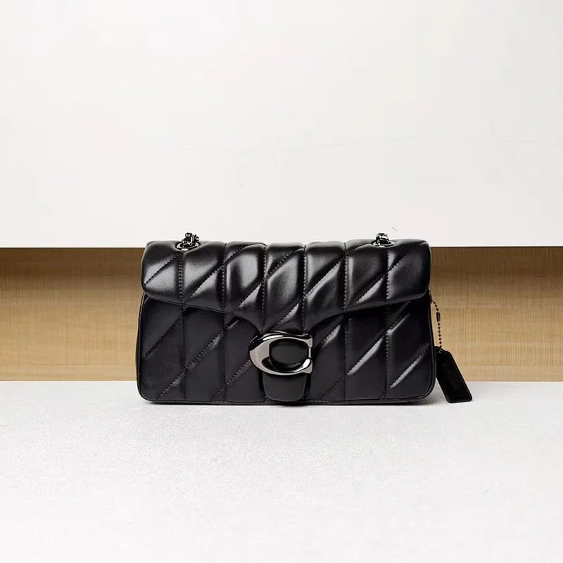 2025 New Arrival Chain Crossbody Bag, Quilted Sheepskin Shoulder Bag, Fashion Tote and Underarm Bag for Women