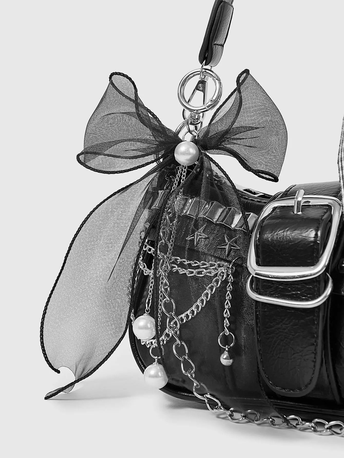 Lightweight PU Leather Shoulder Bag with Chain Strap Women's Casual Underarm Purse For Commuting And Social Gatherings