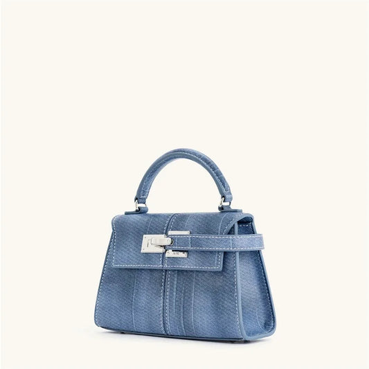 JW PEI Women's Handbag Elise Designer Fashion 2025 New jeans Blue Tote Bag Small Square Crossbody Bag Premium Women Bag