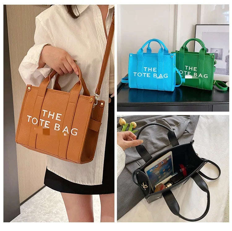 The Style That All Sweet Girls Like Dopamine Core! 2025 Neon Tote - 3D Patch Decor, Commuter/Shoulder Versatility