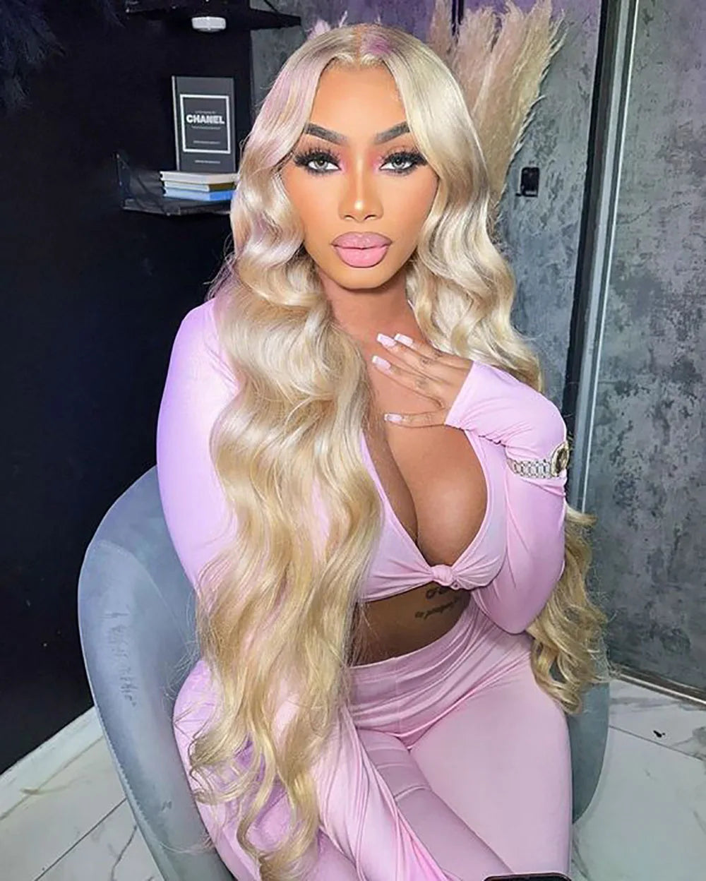 36 40 Inch 613 Honey Blonde Body Wave 250 Density 13x6 HD Lace Front Human Hair Wigs 13x4 HD Lace Frontal Wig for black women